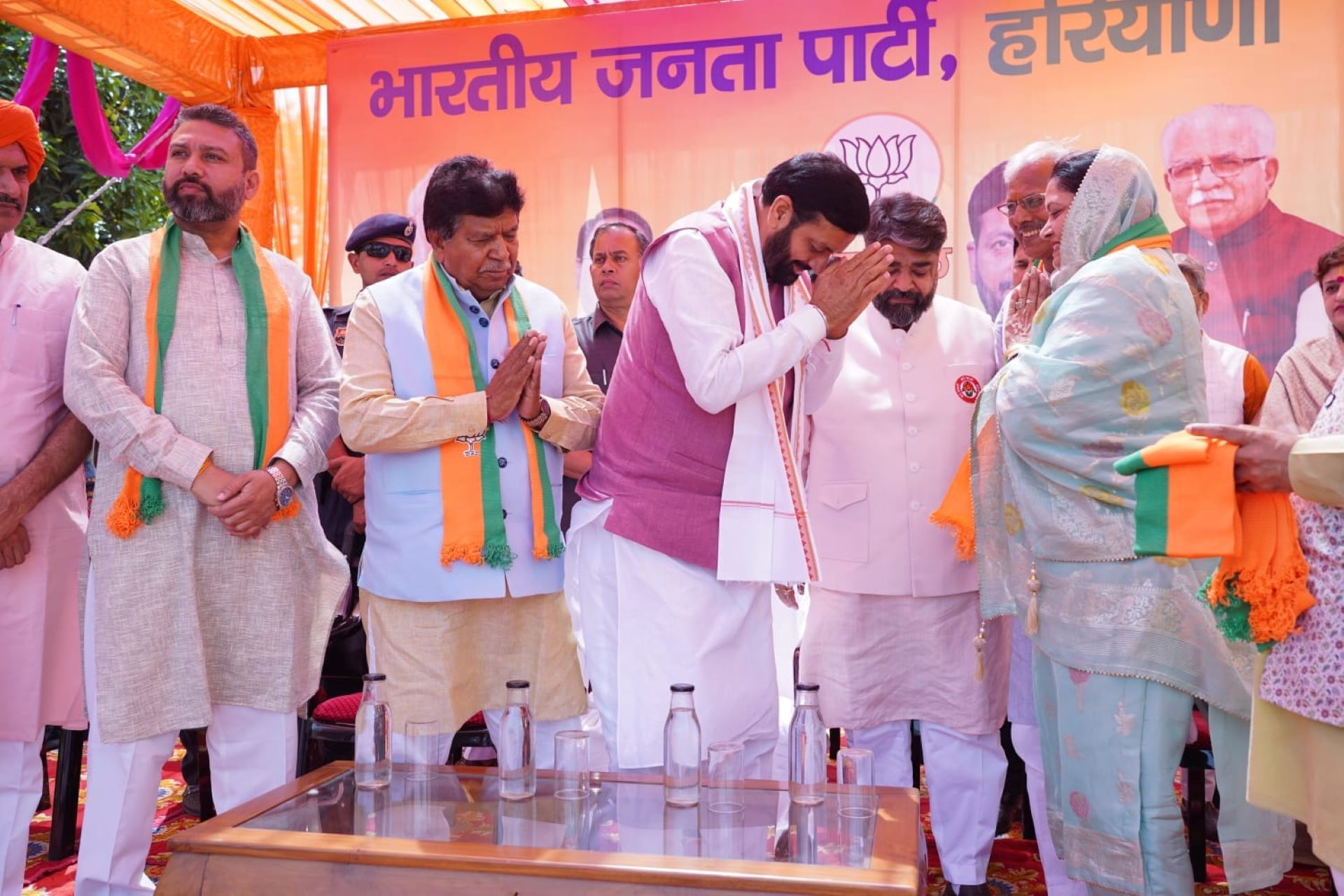 Senior JJP Leaders Join BJP Bandwagon in Panchkula