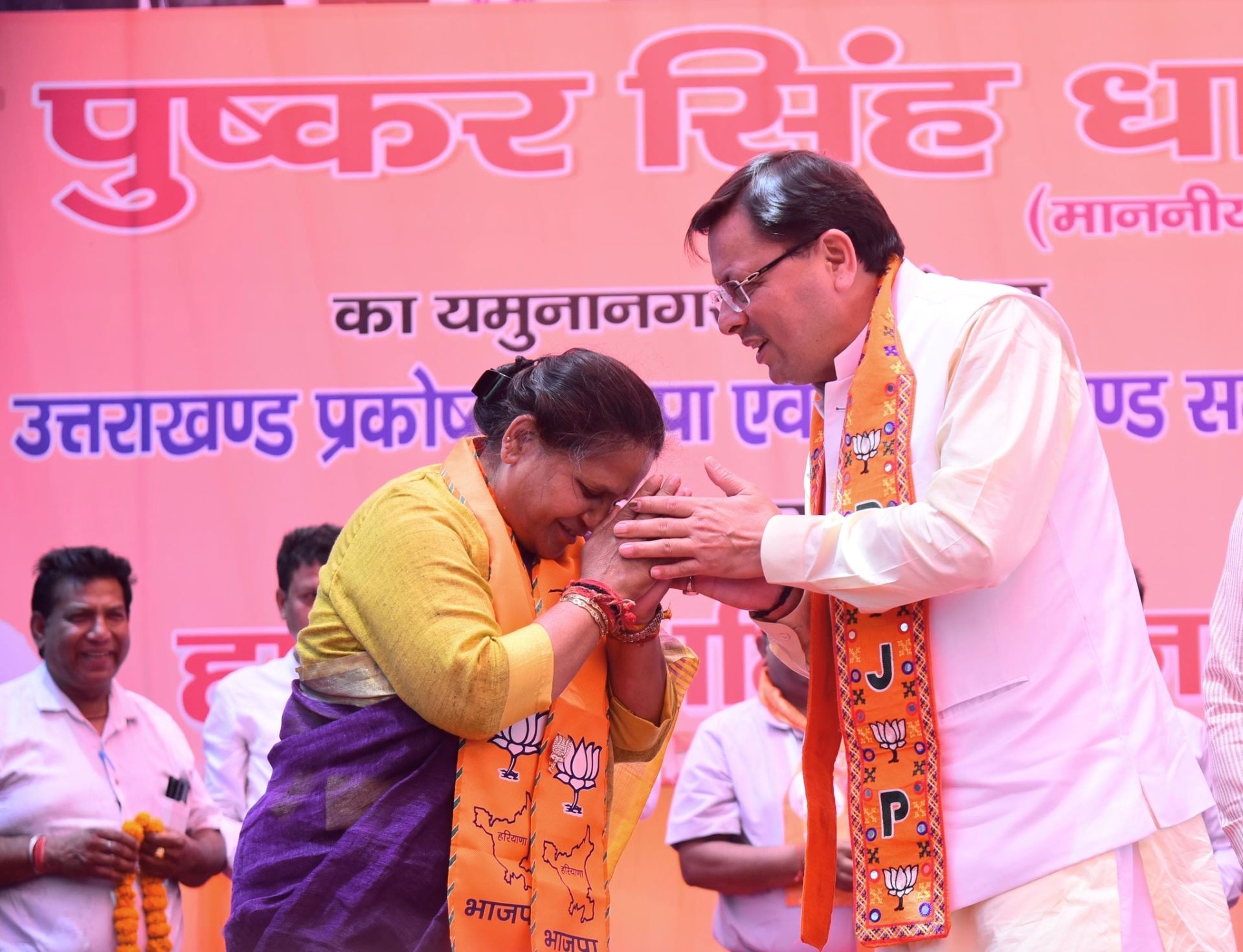 "Uttarakhand CM Boosts BJP Campaign in Haryana"