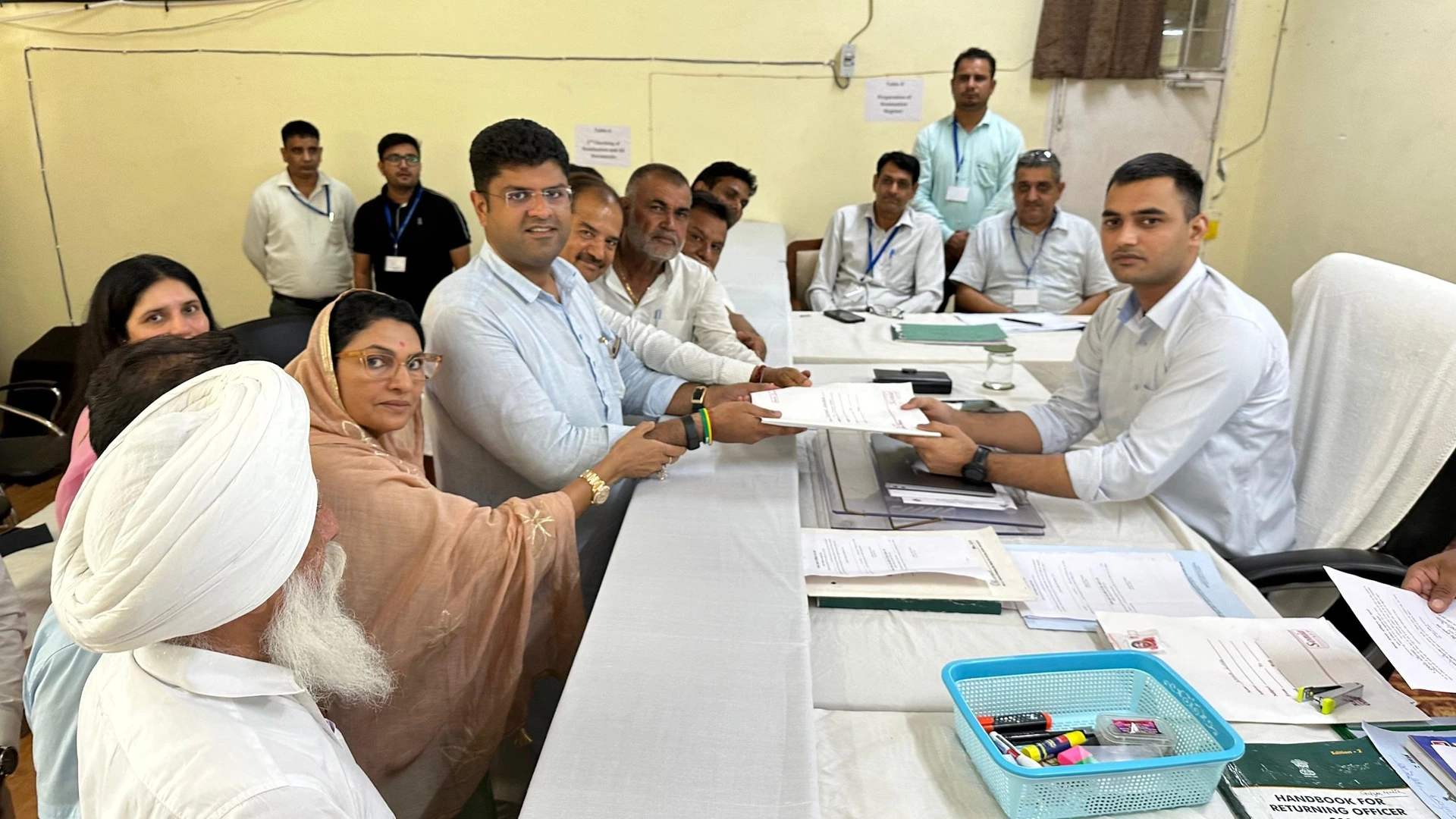 Dushyant Chautala Files Nomination, Predicts BJP's Downfall