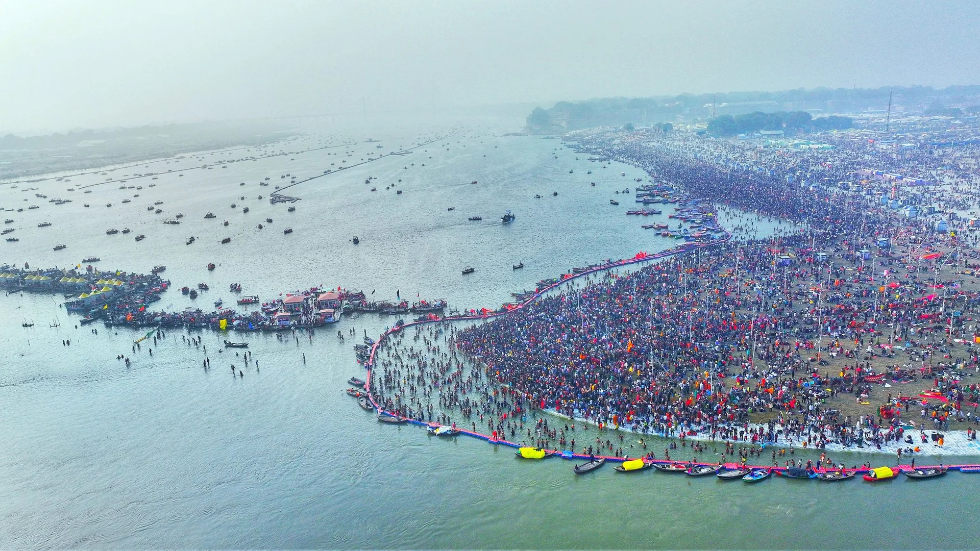 Maha Kumbh 2025: International Delegates Join Holy Dip at World's Largest Religious Gathering