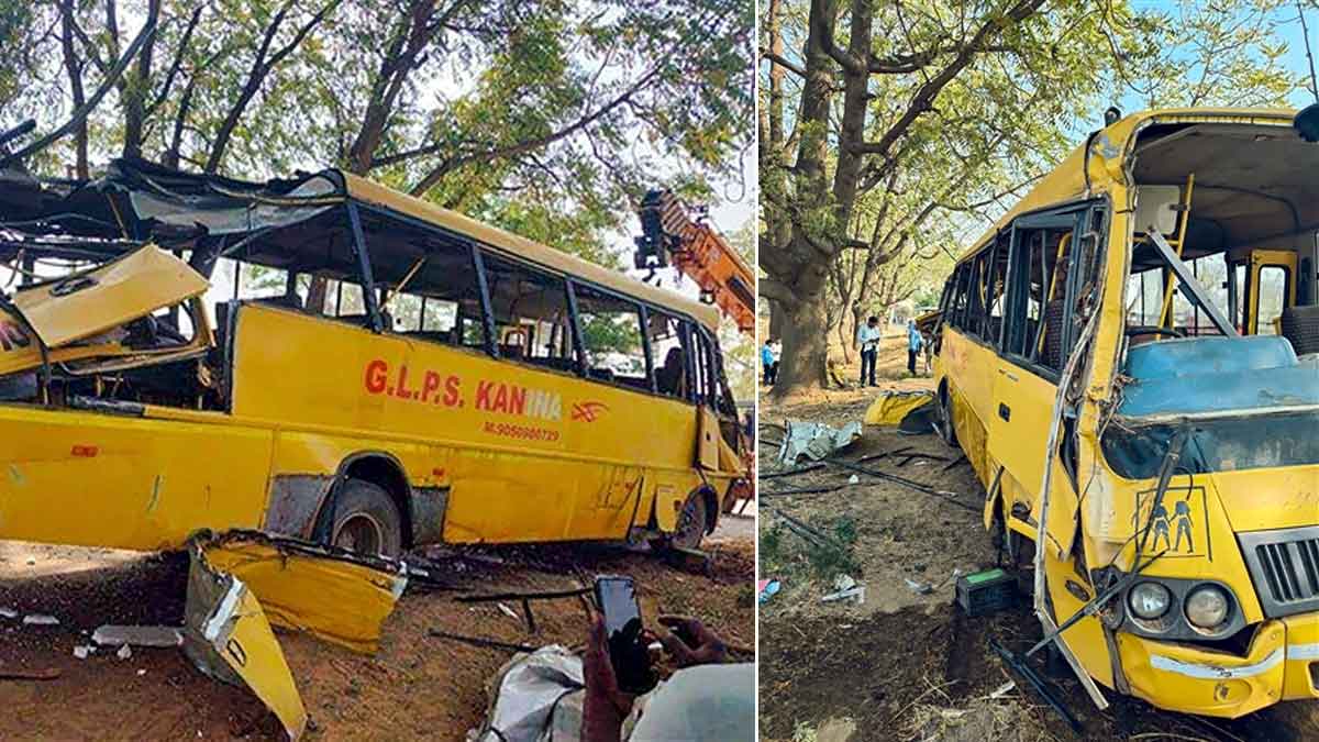 Mahendragarh District Wakes Up to Road Safety Concerns After Tragic School Bus Accident