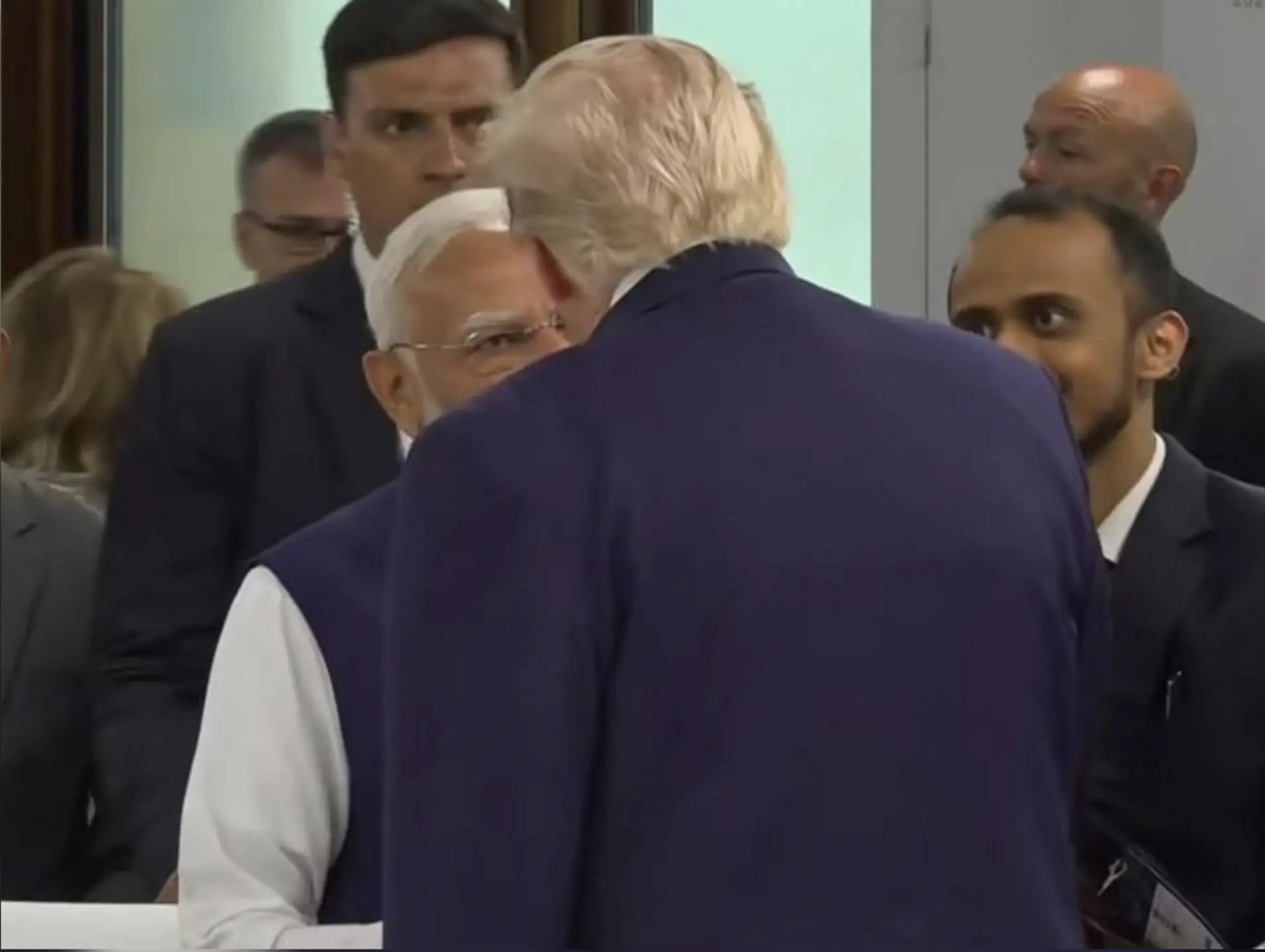 PM Modi and Donald Trump Share Warm Exchange at G7 Summit in France