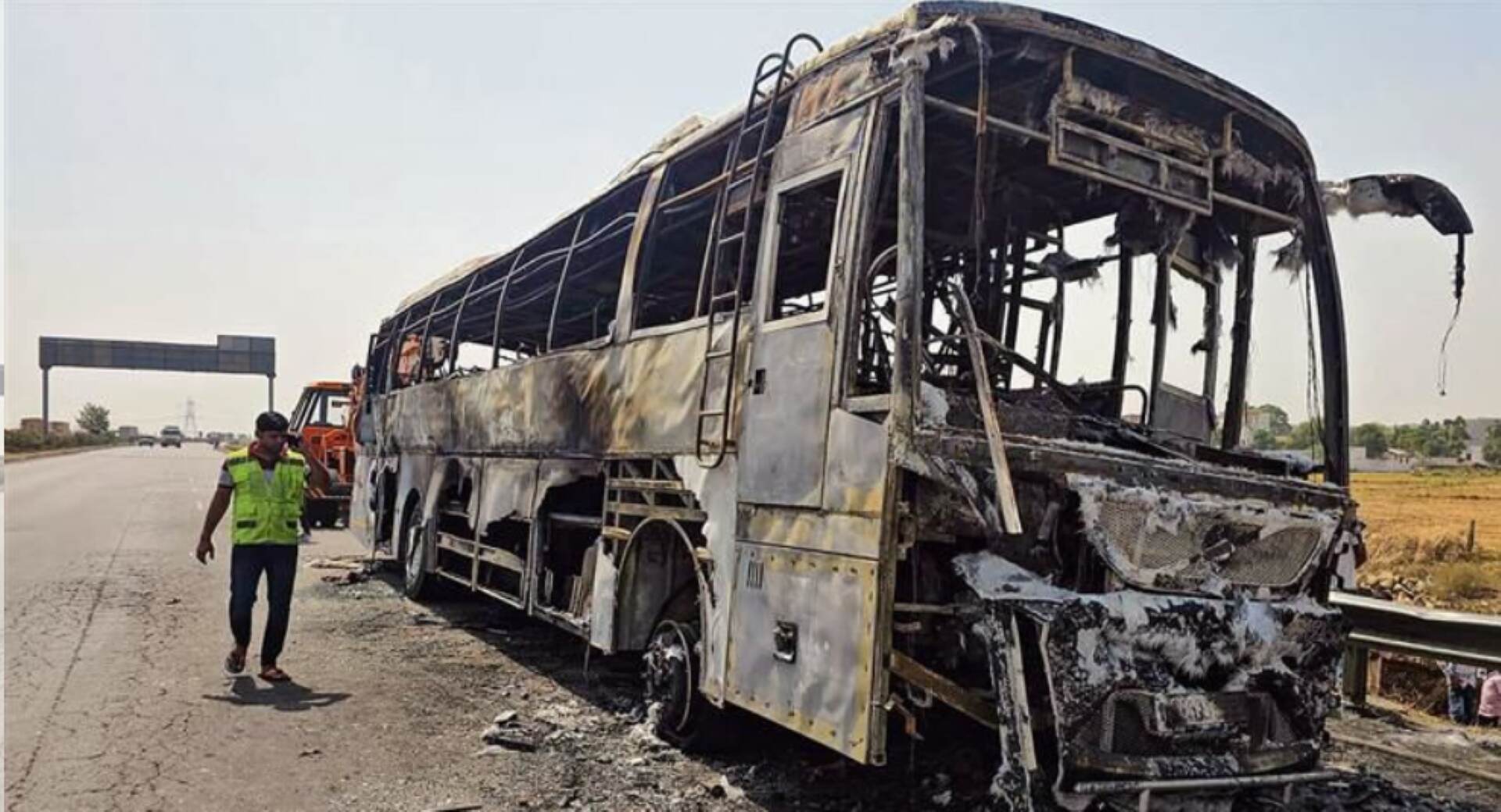 Burning Bus Turns Pilgrimage into Nightmare; Leaves Families Sad in Nuh