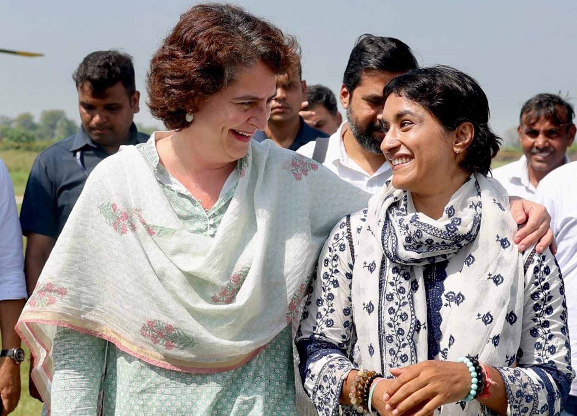 "Modi's Police Dragged Vinesh, But She Never Gave Up": Priyanka Gandhi