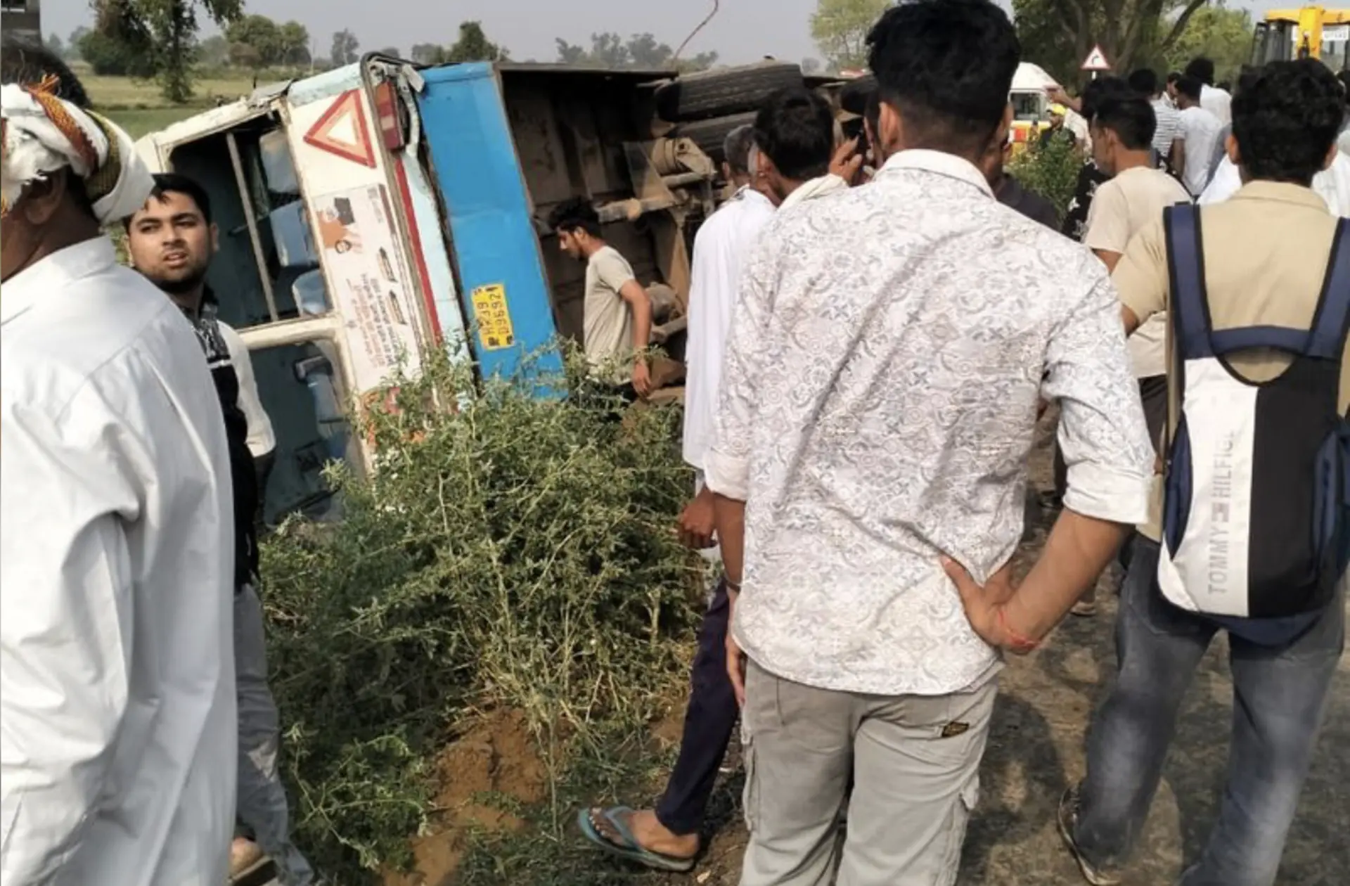 Student Killed, Several Injured as Haryana Roadways Bus Overturns in Hisar Village