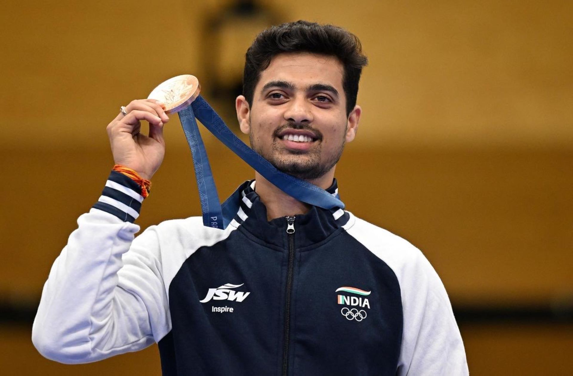 Indian Shooter Swapnil Kusale Clinches Bronze in 50m Rifle 3 Positions at Paris Olympics