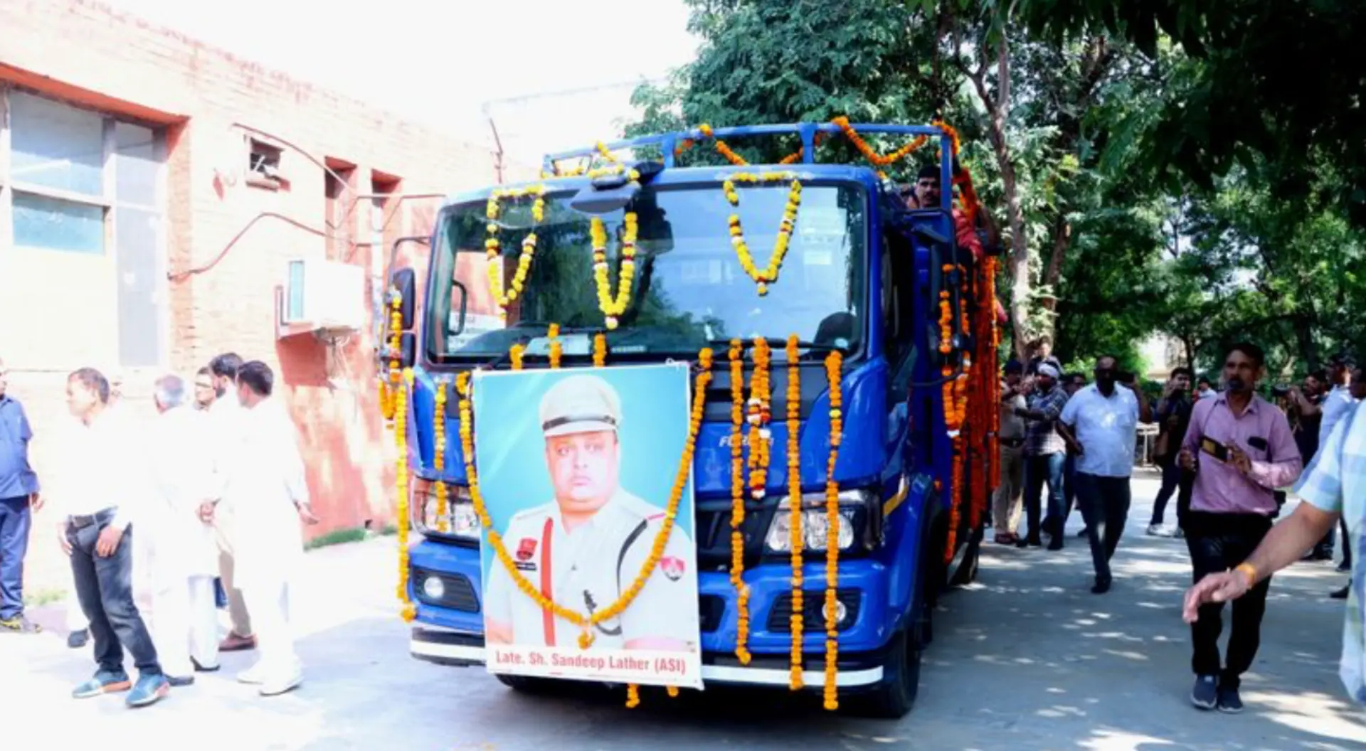 ASI Sandeep Cremated with State Honours; Family Demands Fair Probe into Death