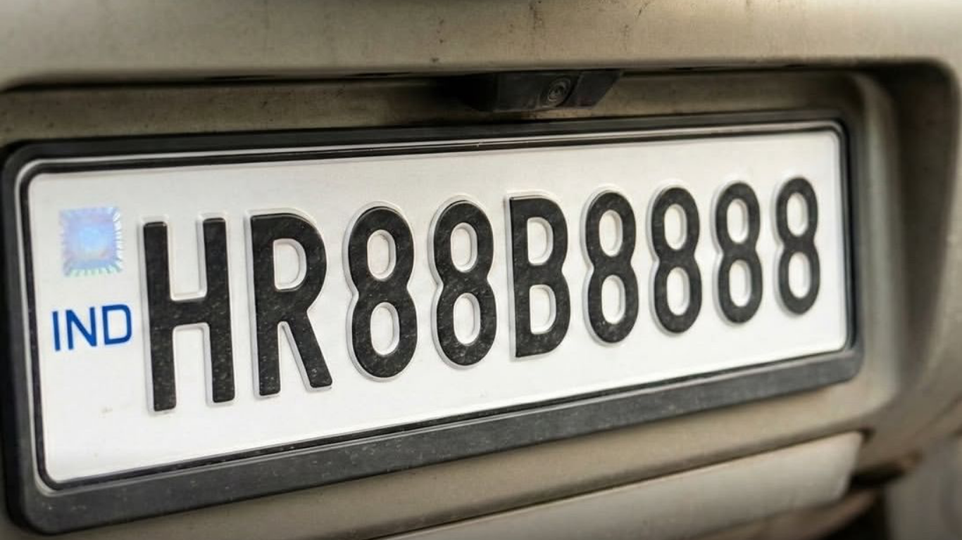Fancy Number HR88B8888 to Be Re-Auctioned After Bidder Fails to Pay Rs 1.17 Crore