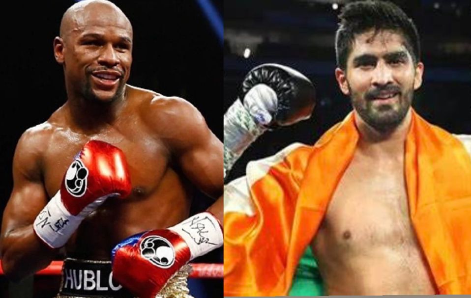 Indian Boxing Champion Vijender Singh Challenges Floyd Mayweather