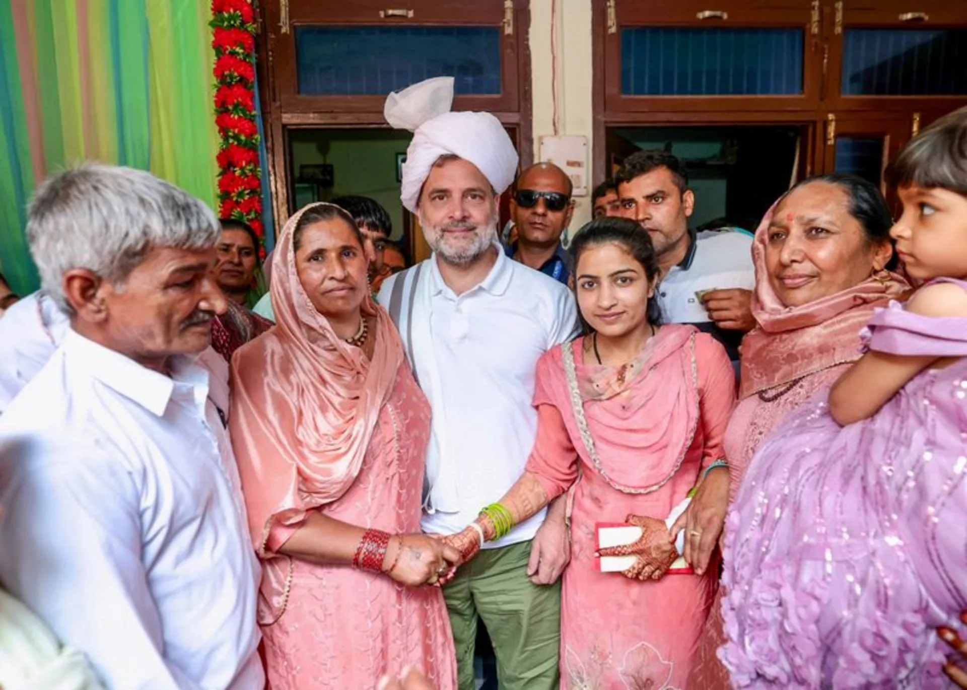 Rahul Gandhi Attends Farmer’s Daughter’s Wedding in Haryana Village