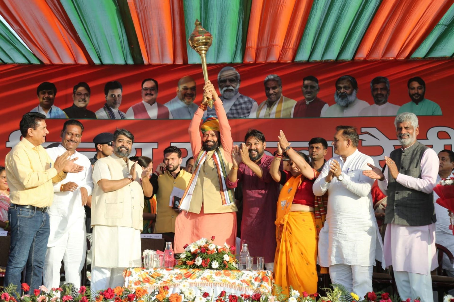 BJP Holds Victory Rally in Ambala; CM Nayab Singh Saini Addresses Crowds