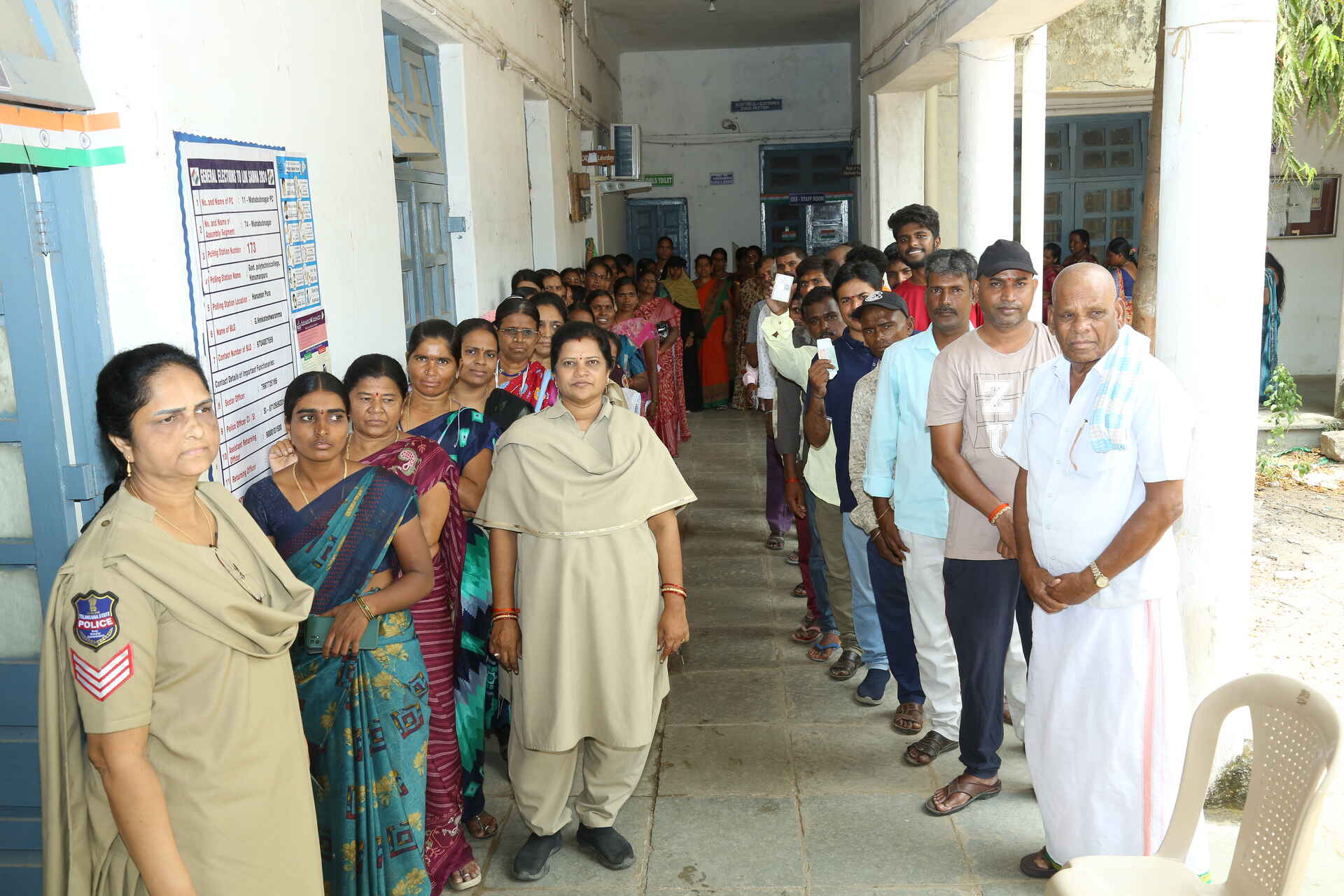 Peaceful polling across 96 PCs in 10 States/UTs in Phase-IV